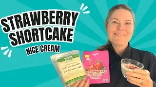 I made plant-based, sugar-free strawberry shortcake without using a recipe.