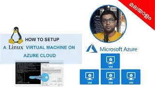 Azure Cloud Tutorial  - How to Setup A Linux Virtual Machine using SSH key on Azure Cloud- Malayalam