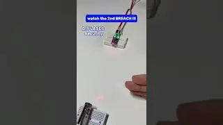 Simple DIY Laser Security System with Laser, LDR and Arduino 