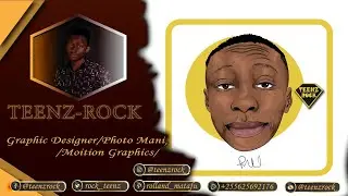 Cartoon speedart art face video for @khabby_lame