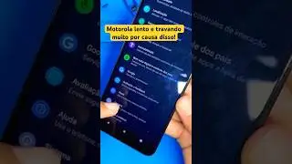 Por isso seu MOTOROLA está lento e travando muito ( SIMPLES )