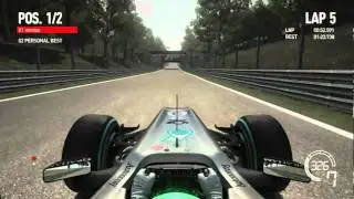 F1 2010 Monza Gameplay (final turn fail) HD