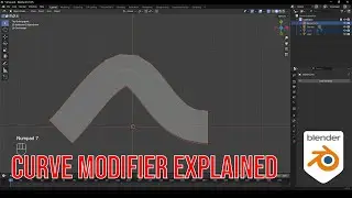 Blender 4.5 Curve Modifier Explained, Part 32 Tutorial