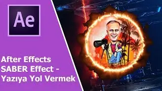 Saber Efekti Yazıya Yol Vermek | after effects
