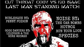 Saturday 6/22/24 live at the Dive! LVSC presents: Sex & Violence Cut-Throat Cody Croft vs. Kid Issac