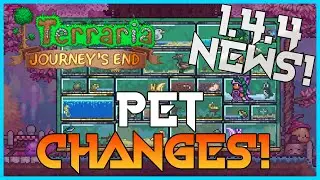 Terraria 1.4.4 Changes to Caged Pets! Macaw/Parrot Pet!