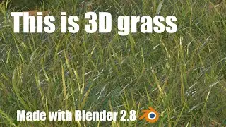 Realistic grass | Project #7 | My Blender Journey