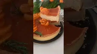 Сырный пирог с фруктовым пюре. #рецепты #пирог #песочноетесто #десерт