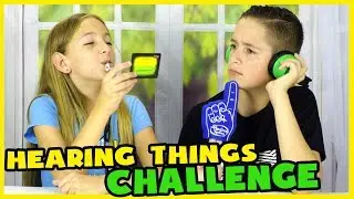 HEARING THINGS GAME CHALLENGE! WHISPER CHALLENGE!