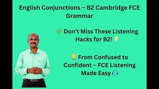Cambridge English CEFR B2 Level Listening - Part 2 - KA - 44 - Full