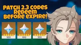 Patch 2.3 Livestream Global Codes! Redeem Now! | Genshin Impact