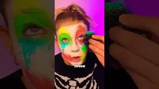 EASY CLOWN MAKEUP!! *y’all could slay this 100%*🙄🌈