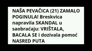 BRESKVICA NAPRAVILA OPSTU POMETNJU NA PUTU. TRAZILA POMOC.