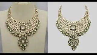 Jewellery Retouching Tutorial #10 / Polki Choker Necklace
