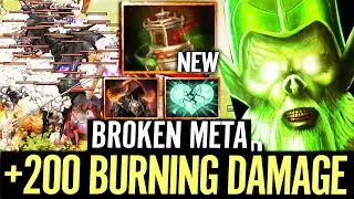 Necrophos New Meta 200 Burning Damage/sec Dota 2 - Cloak of Flames + Spirit Vessel