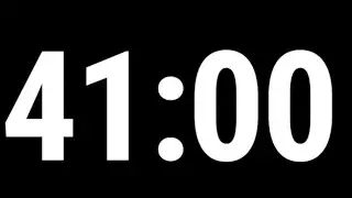 41 Minutes Countdown Timer | 41 Minute Timer | 41 Minutes | Alarm Clock | Ambience Sounds
