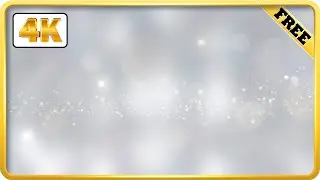 Silver bokeh with galaxy effect video loops