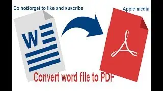 How to convert word file to pdf in nepali || how to convert without any software || PDF
