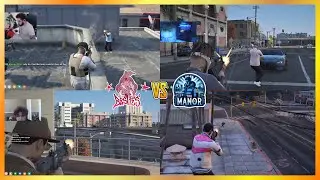 Besties vs Manor At VU (Multi POVs) | NoPixel 4.0 GTA RP