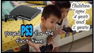 Main PS3 | Anak Kecil Pertama Kalinya Main PS3 Senang dan Seru Sekali