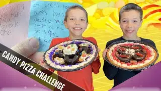 Turning FOOD Into CANDY! DIY Learning How to Make DELICIOUS Candy PIzza! (Day 10 in Quarantine)
