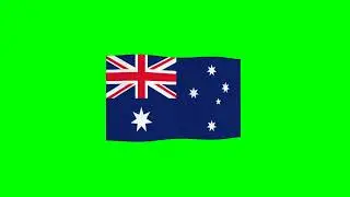 Green Screen National Flags Of Different States No Copyright.