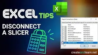 Excel - Do you know how to disconnect a slicer?
