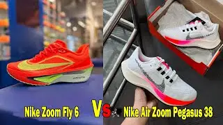 🔥Which one do you choose Nike Air Zoom Pegasus 38 Vs Nike Zoom Fly 6