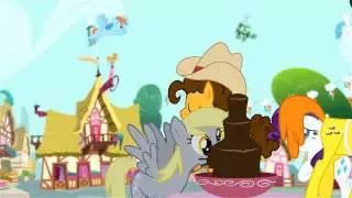 Derpy in the chocolate fountain - Pinkie Pride
