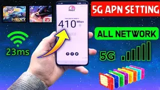 apn and data settings | 5g speed connections & full network 