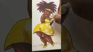 Sundress #sundress #sketch #copic #art