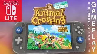 Animal Crossing Nintendo Switch Lite Gameplay