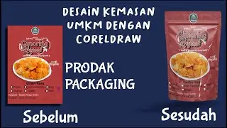 CARA MEMBUAT DESAIN KEMASAN PRODUK MAKANAN di Corel Draw