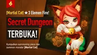 SECRET DUNGEON FIRE MARTIAL CAT / SUMMONERS WAR