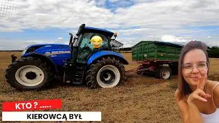 Dożynki - kasa z tego pola jest Twoja. Poprosiłem dziewczynę o pomoc. New Holland zakopany 🤭