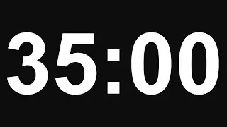 35 Minute Timer - No Alarm - 8K