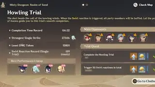 Misty Dungeon Event : Howling Trial (Trial Character Only) | Genshin Impact