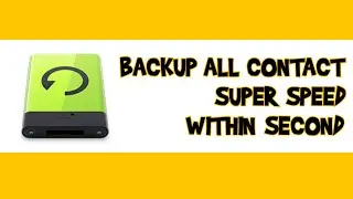 BACKUP ALL Your Contact Within Second | SuperContact | How to Backup and Restore Contact From Mobile