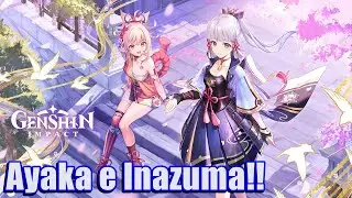 TENTANDO PEGAR AYAKA E CHEGANDO EM INAZUMA!! - Genshin Impact #35