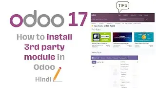 Install 3rd party app in odoo | How to install Third party/ Custom Module in odoo? | Techmoodly