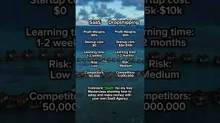 SaaS is better than dropshipping on every level! 