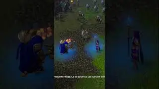 Arthas is defending the village from the undead | Warcraft 3 Reforged Human Campaign M5