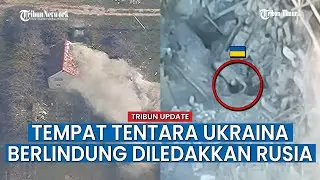 The Moment Ukrainian Soldiers Were Hit by Russian Attack