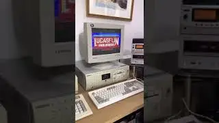 Indiana Jones en una Intel Pentium 120Mhz 😮 #windows #computer #google #gaming #retro #shorts