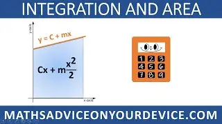 INTEGRATION AND AREA (Ep.1 of 5) 📱 www.mathsadviceonyourdevice.com #MathsAdviceOnYourDevice