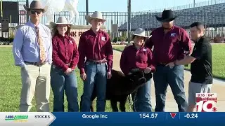 2ND CUP: Shelden live at WTAMU meeting new mascot in training