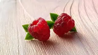 Малина, серьги с ягодами,  украшения