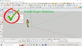 How to install Sketchup Extention Manually And Using Free Sketchucation Plugin Manager