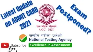 UGC NET 2021 admit card - Latest Update, Latest News
