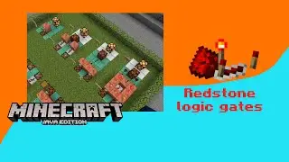 Minecraft | Redstone logic gates